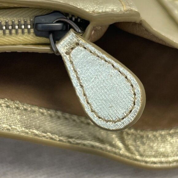 BOTTEGA VENETA Gold Intrecciato Leather Wallet with Coin Pouch - Preowned - Picture 13 of 15